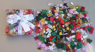 2012  Christmas Special Button Galore Santa Grab Bag (500  buttons) (Cannot be shipped with charts)